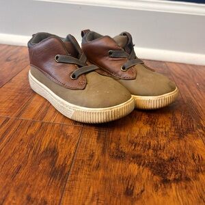Carter's Brown and Tan Kids Sneakers